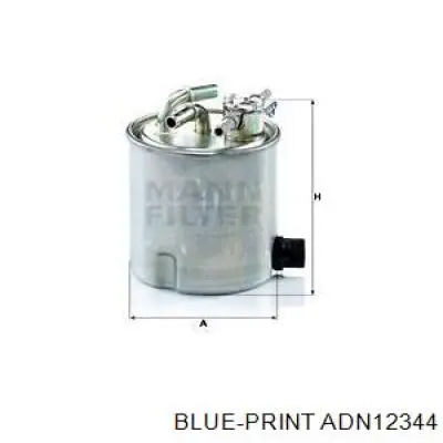 Фільтр тонкого очищення палива Renault (RVI) 16400JY00C ціна, від 31.93 USD