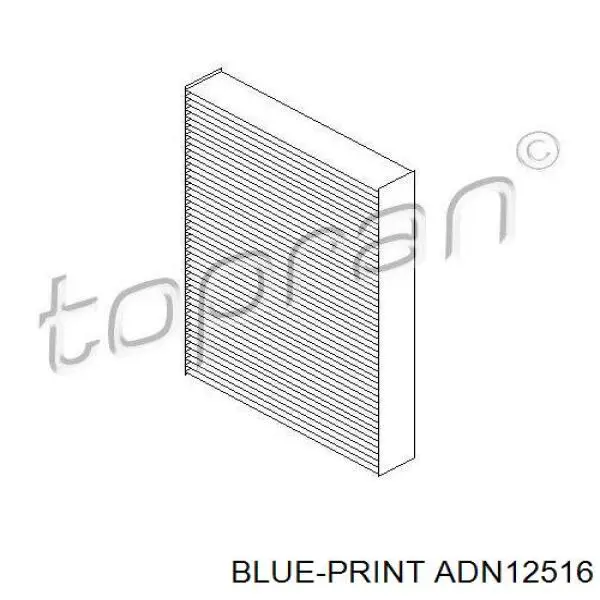 Фільтр салону ADN12516 Blue Print