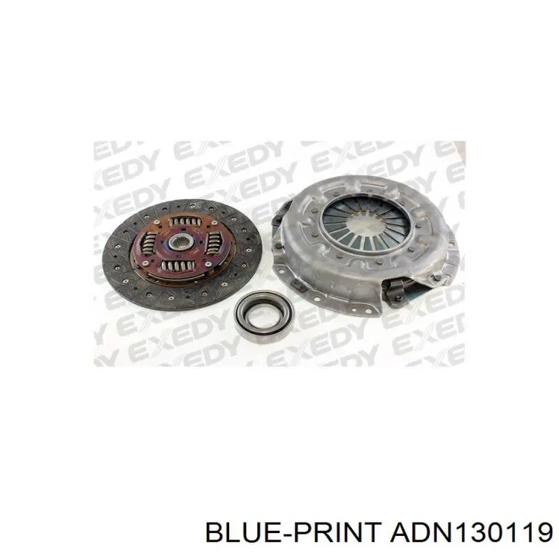 Купити ADN130119 Blue Print Комплект зчеплення (диск, корзина, підшипник)