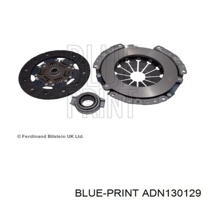 Купити ADN130129 Blue Print Комплект зчеплення (диск, корзина, підшипник)