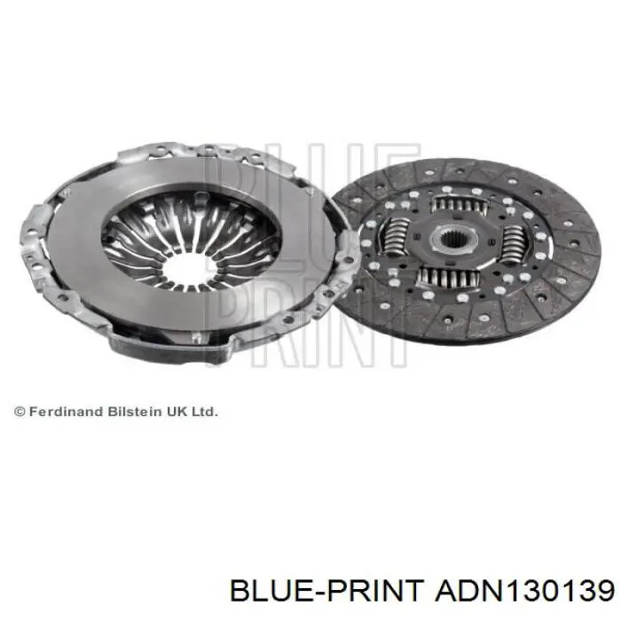 Купити ADN130139 Blue Print Комплект зчеплення (диск, корзина, підшипник)