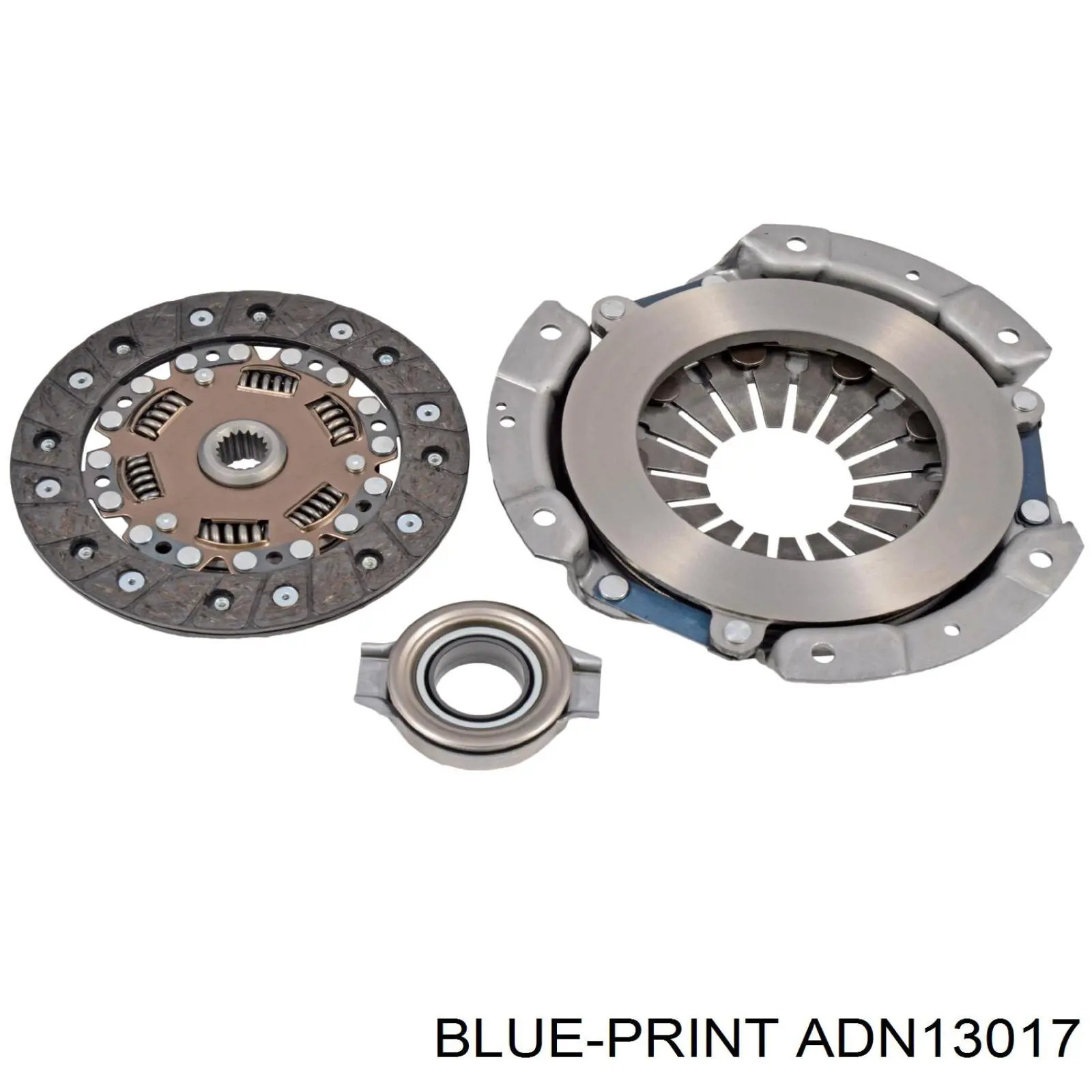 Купити ADN13017 Blue Print Комплект зчеплення (диск, корзина, підшипник)