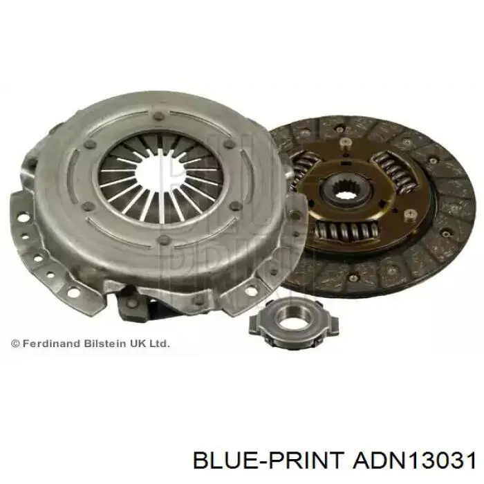 Купити ADN13031 Blue Print Комплект зчеплення (диск, корзина, підшипник)