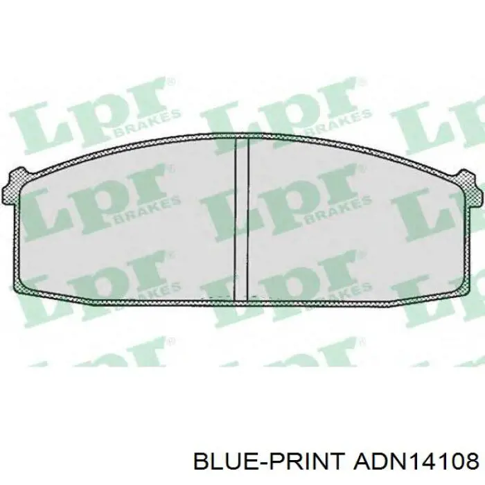 Гальма робочі задні ножні і гальмівні барабани Blue Print ADN14108