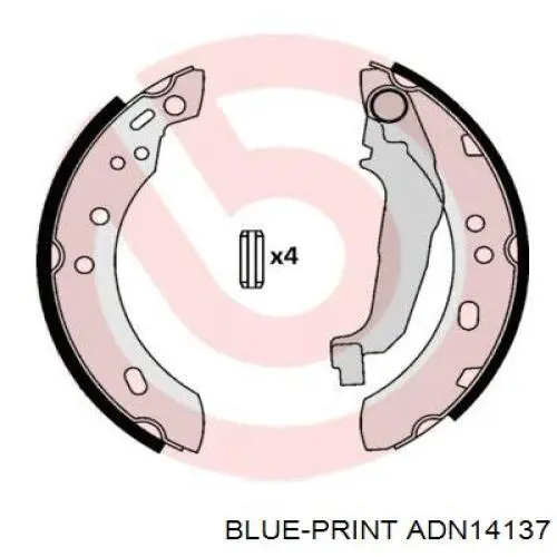 Колодки гальмові задні, барабанні ABE C01043 ціна, від 17.37 USD
