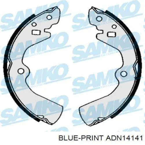 S56516 Brembo Колодки гальмівні задні, барабанні