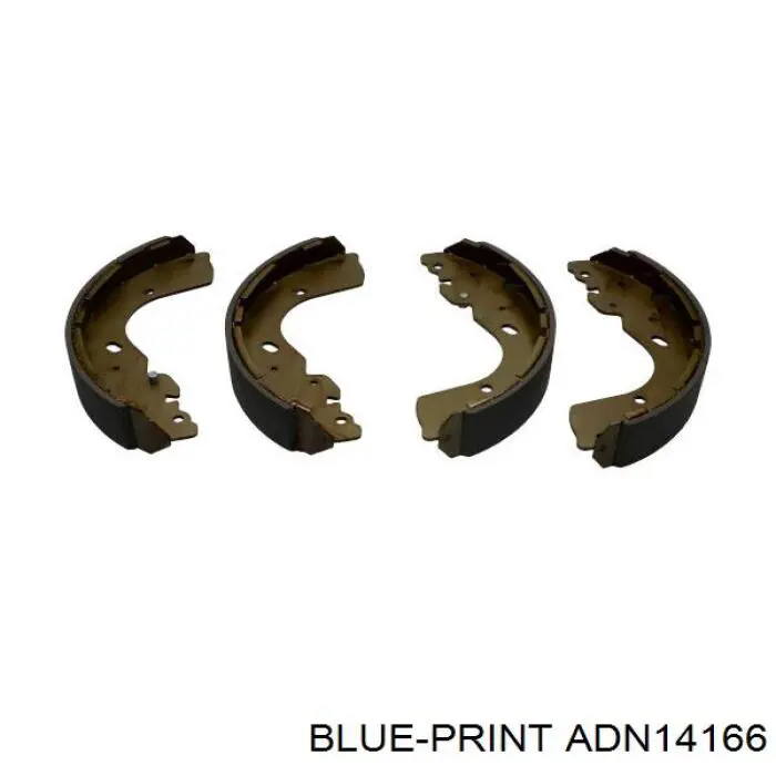 Колодки гальмові задні, барабанні Blue Print ADN14166 ціна, від 52.59 USD