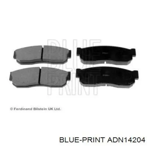 Купити ADN14204 Blue Print Колодки гальмівні передні, дискові