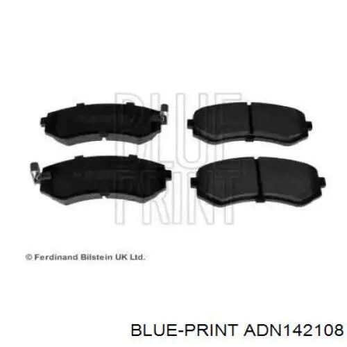 ADN142108 Blue Print колодки гальмівні передні, дискові