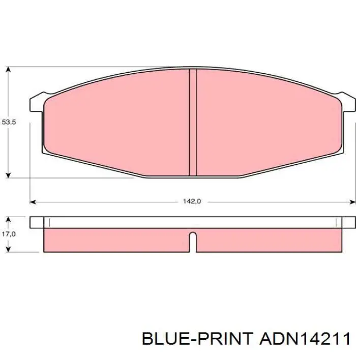 Купити FR254135 As Metal Колодки гальмівні передні, дискові