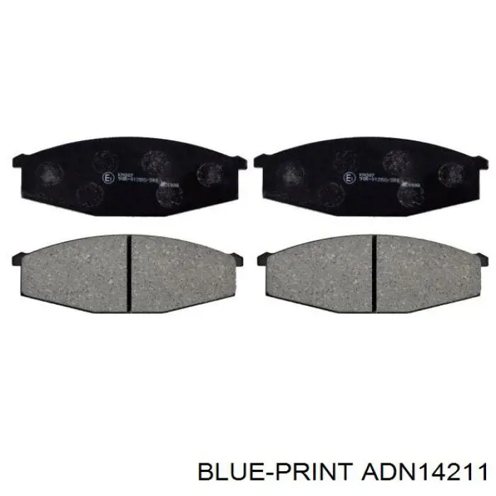 ADN14242 Blue Print колодки гальмівні передні, дискові