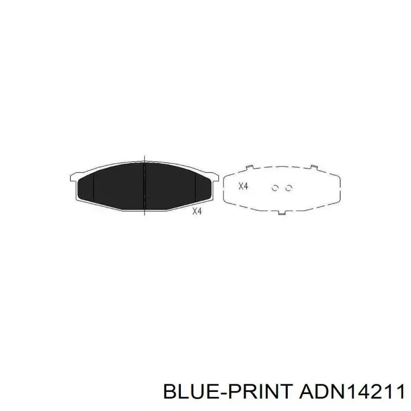 Передні тормозні колодки LP0373 Delphi