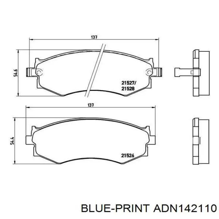 Гальмівні колодки Kashiyama D1154 ціна, від 15.22 USD