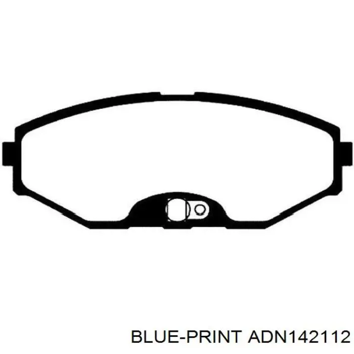 Купити ADN142112 Blue Print Колодки гальмівні передні, дискові
