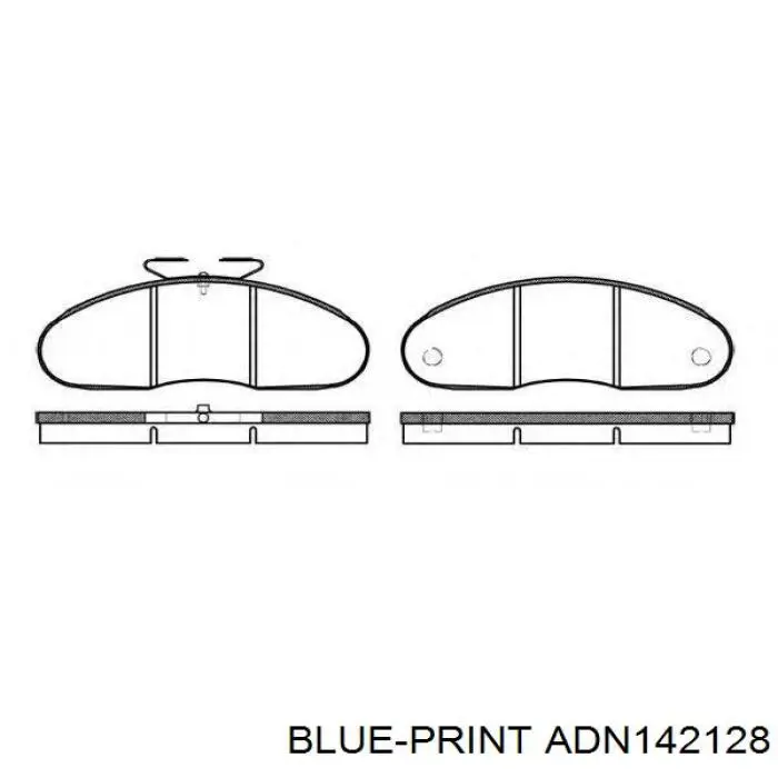 Гальмівні колодки Protechnic PRP0556 ціна, від 34.15 USD