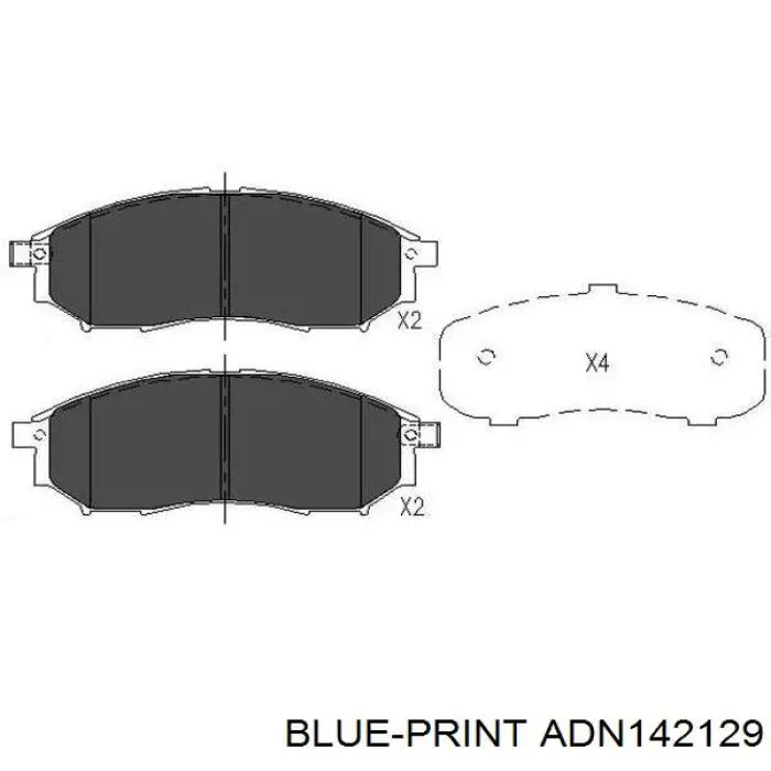 Гальмівні колодки Nissan/Infiniti 410600V790 ціна, від 29.43 USD