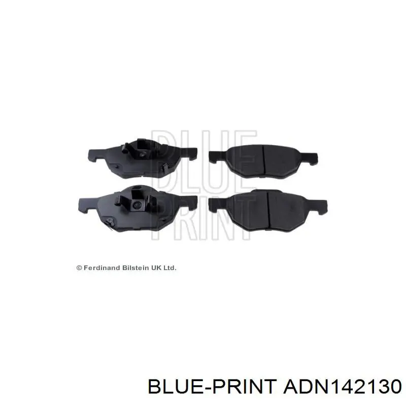 Гальмівні колодки Blue Print ADN142130 ціна, від 24.42 USD