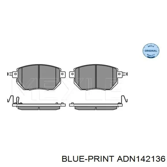 ADN142136 Blue Print колодки гальмівні передні, дискові