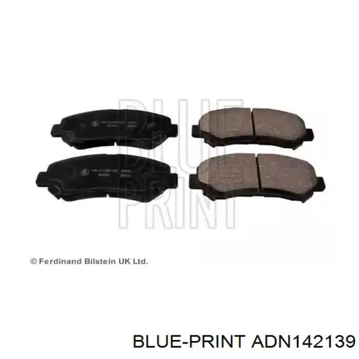 Купити ADN142139 Blue Print Колодки гальмівні передні, дискові