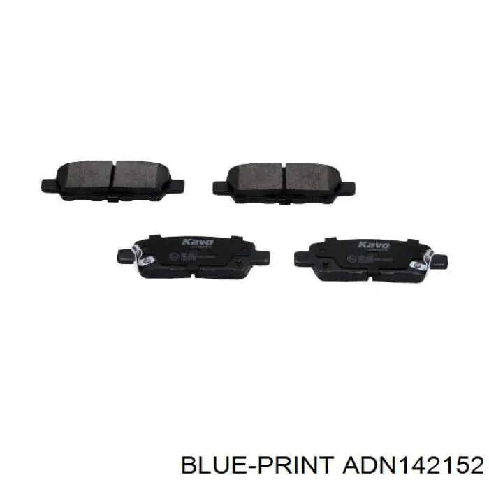 Колодки гальмові задні, дискові ADN142152 Blue Print