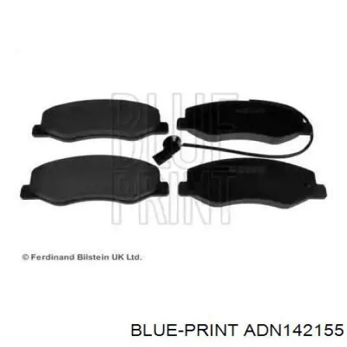ADN142155 Blue Print колодки гальмові задні, дискові