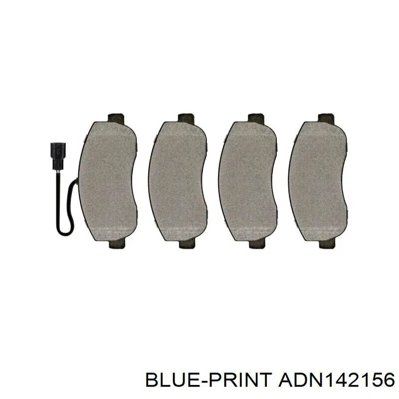 Купити ADN142156 Blue Print Колодки гальмівні передні, дискові