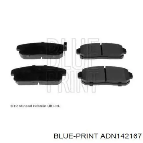 Задні гальмівні колодки AY060NS033 Nissan/Infiniti