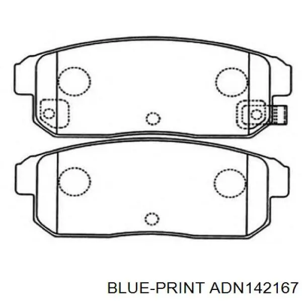Купити GDB7184 TRW Задні колодки