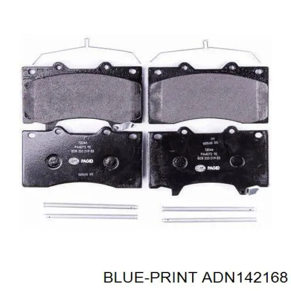 Передні тормозні колодки D10601LB2A Nissan/Infiniti