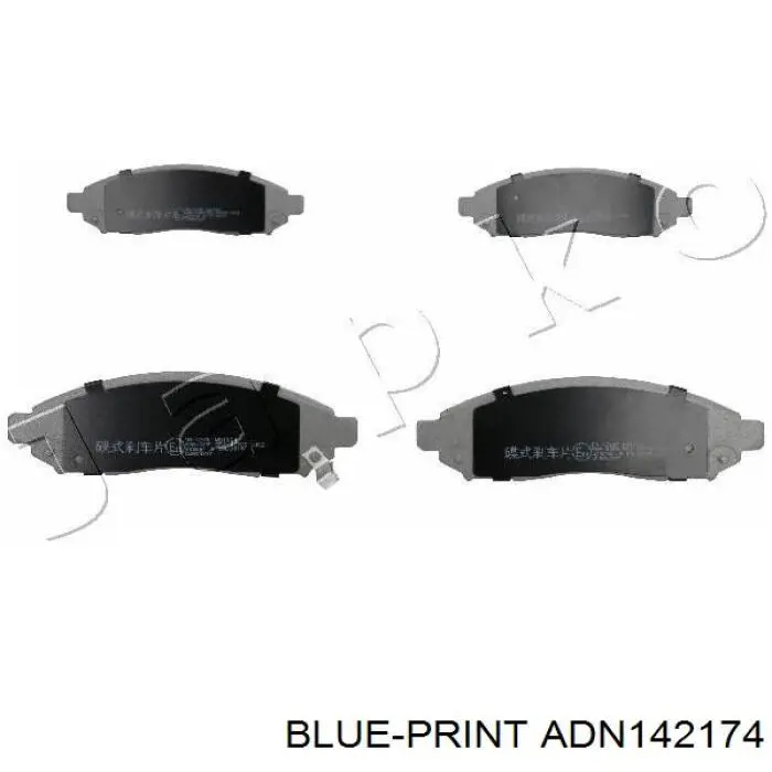 Гальмівні колодки Blue Print ADN142174 ціна, від 23.96 USD
