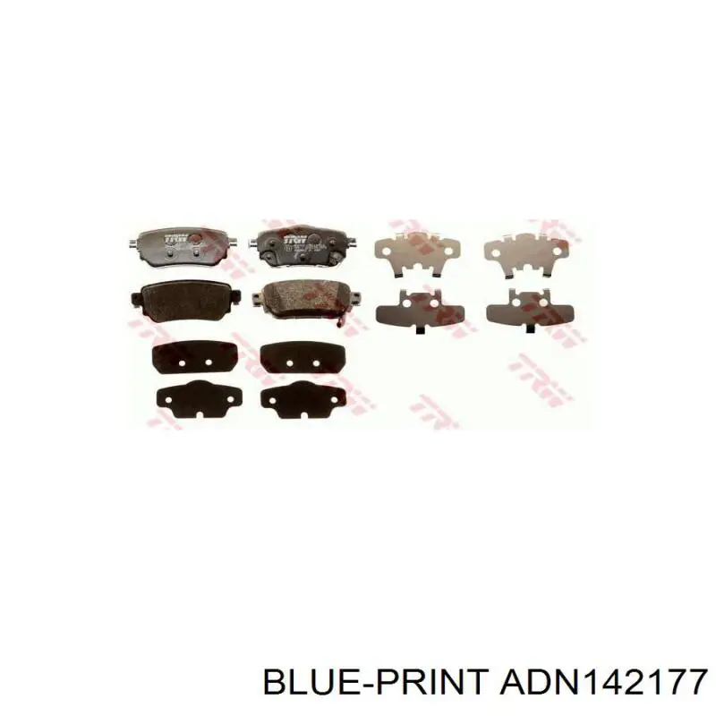 Купити ADN142177 Blue Print Задні колодки