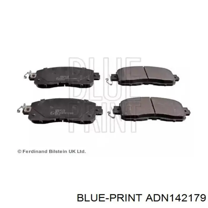 Гальмівні колодки Blue Print ADN142179 ціна, від 28.32 USD