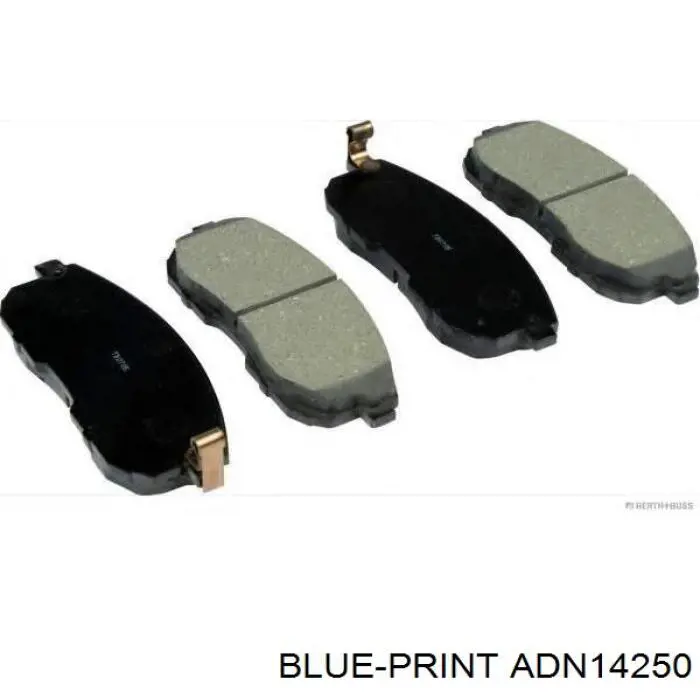 Гальмівні колодки Blue Print ADN14250 ціна, від 25.38 USD