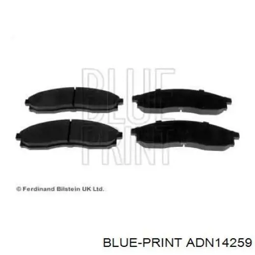Передні тормозні колодки D106038UXM01 Nissan/Infiniti