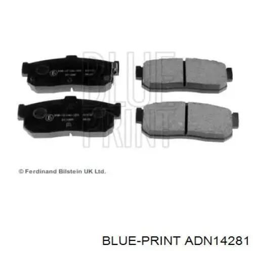 Купити ADN14281 Blue Print Задні колодки