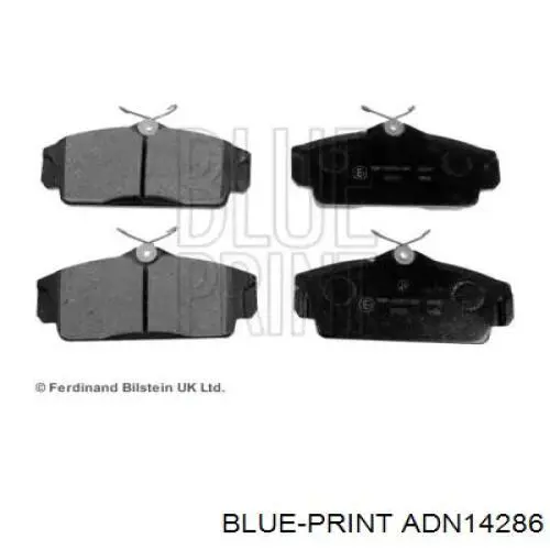 Купити ADN14286 Blue Print Колодки гальмівні передні, дискові