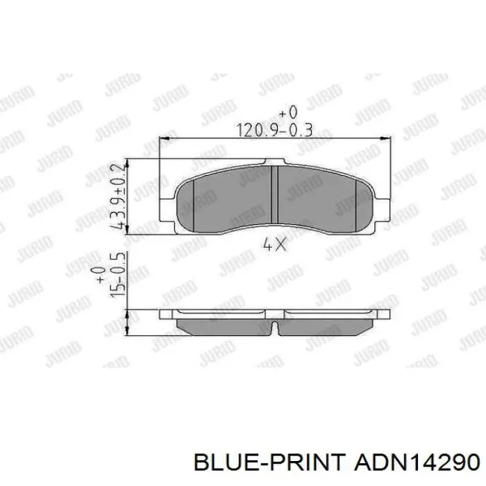 Гальмівні колодки JP Group 4063601110 ціна, від 14.17 USD