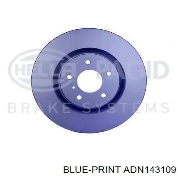 Гальмівні диски передні ADN143109 Blue Print