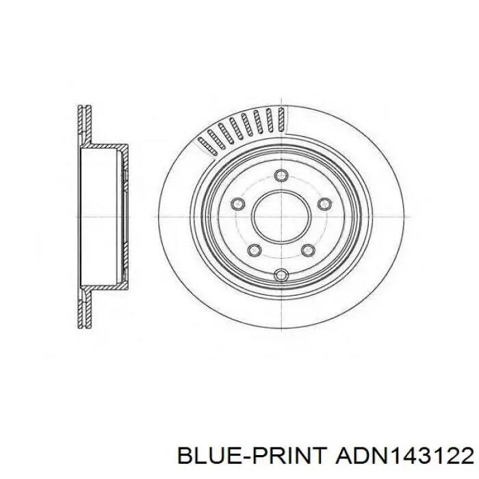 Гальмівні диски 562871JC Jurid/Bendix