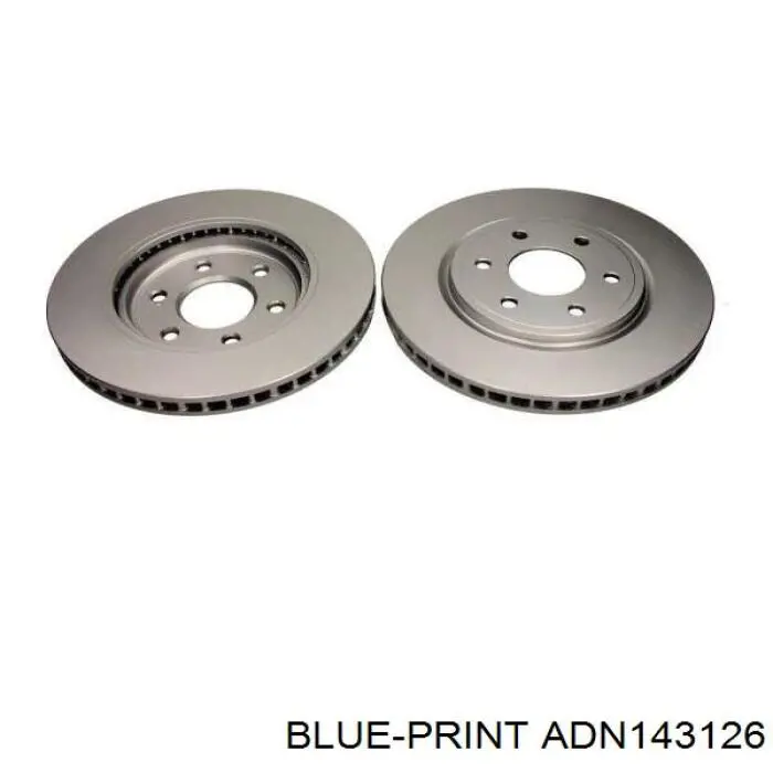 Диск гальмівний передній Blue Print ADN143126