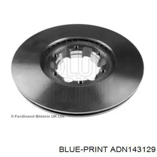 Диск переднього гальма Blue Print ADN143129 ціна, від 40.22 USD