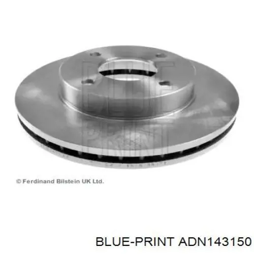 Диск переднього гальма Blue Print ADN143150 ціна, від 40.89 USD