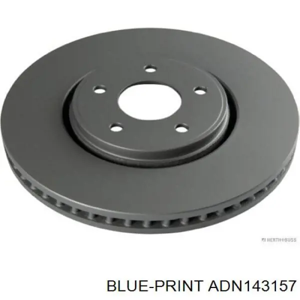 Диск гальмівний передній Blue Print ADN143157