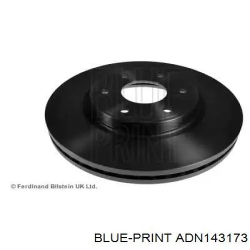 Диск переднього гальма Blue Print ADN143173 ціна, від 111.31 USD