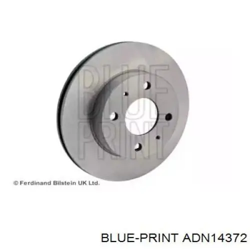 AE0655 Braxis диск гальмівний передній