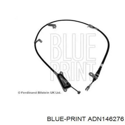 Трос ручника задній лівий Blue Print ADN146276