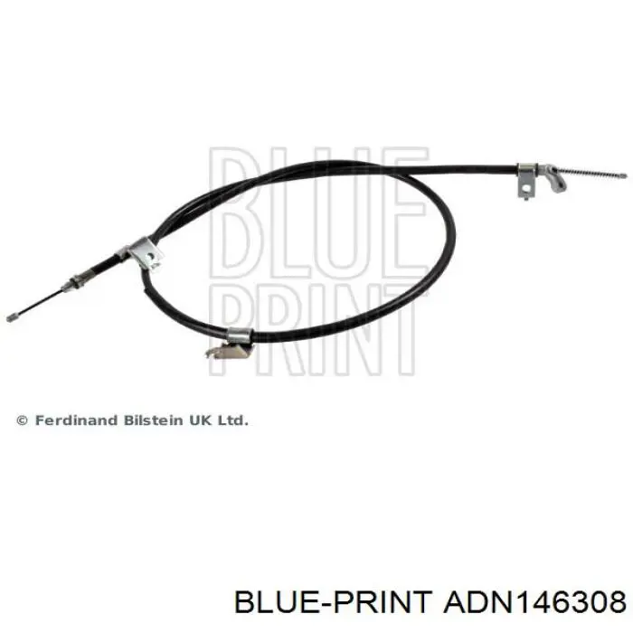 ADN146308 Blue Print Трос стоянкового гальма задній правий