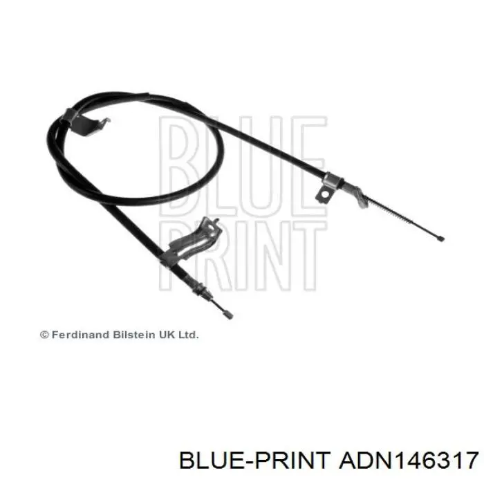 Купити ADN146317 Blue Print Трос ручного гальма задній, лівий
