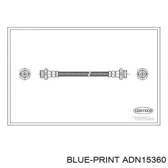 Купити 462141KA0B Nissan/Infiniti Шланг гальмівний задній