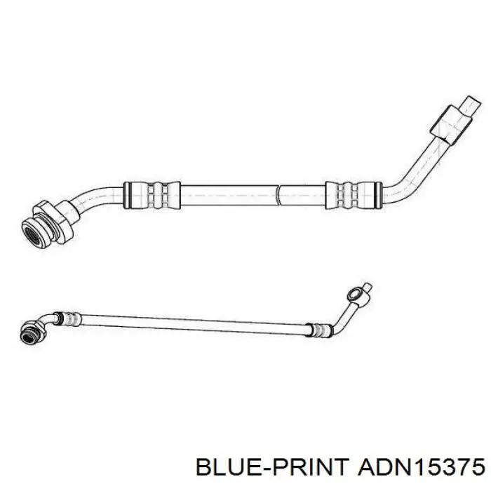 Купити ADN15375 Blue Print Шланг гальмівний передній, лівий
